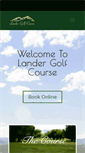Mobile Screenshot of landergolfcourse.com